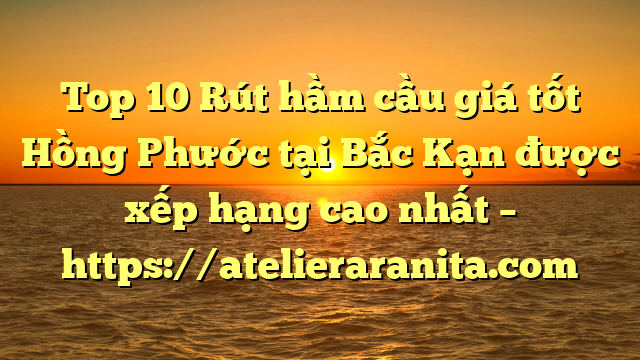 Top 10 Rút hầm cầu giá tốt Hồng Phước tại Bắc Kạn  được xếp hạng cao nhất – https://atelieraranita.com