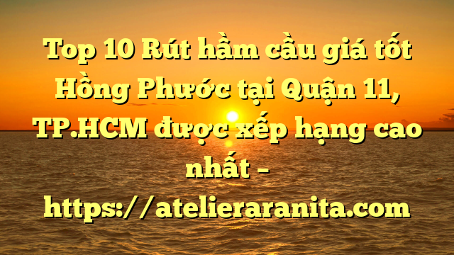 Top 10 Rút hầm cầu giá tốt Hồng Phước tại Quận 11, TP.HCM  được xếp hạng cao nhất – https://atelieraranita.com