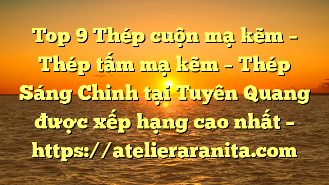 Top 9 Thép cuộn mạ kẽm – Thép tấm mạ kẽm – Thép Sáng Chinh tại Tuyên Quang  được xếp hạng cao nhất – https://atelieraranita.com